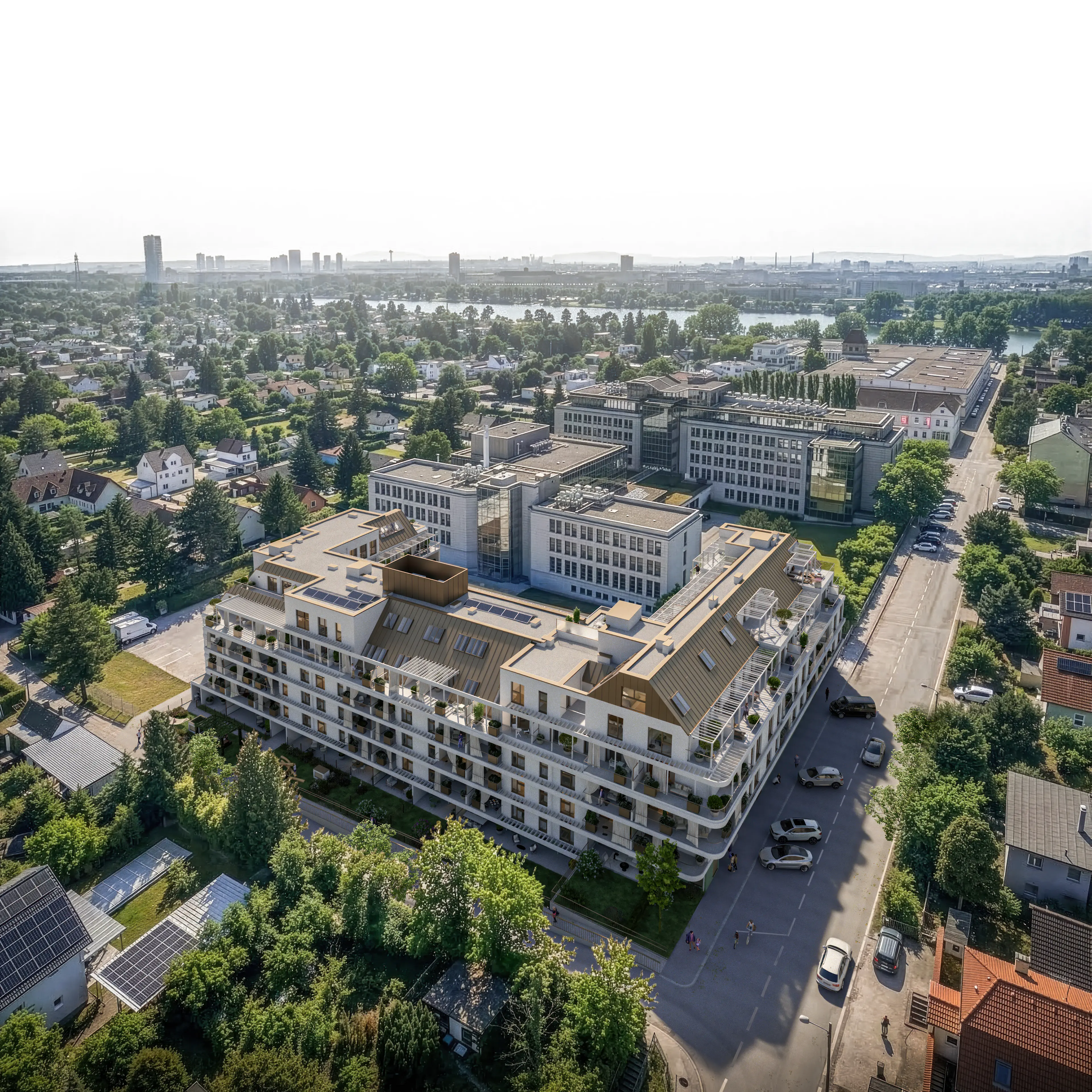 Architekturvisualisierung des Gebäudes Lange Allee 6A